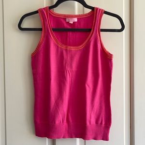 Pink Lilly cotton tank top